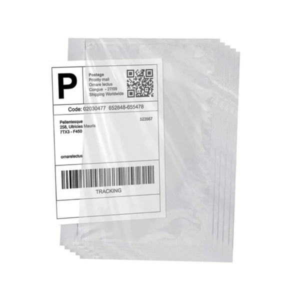 20 Top Loading Packing List Envelopes 7.5x5.5 - Picture 2 of 2